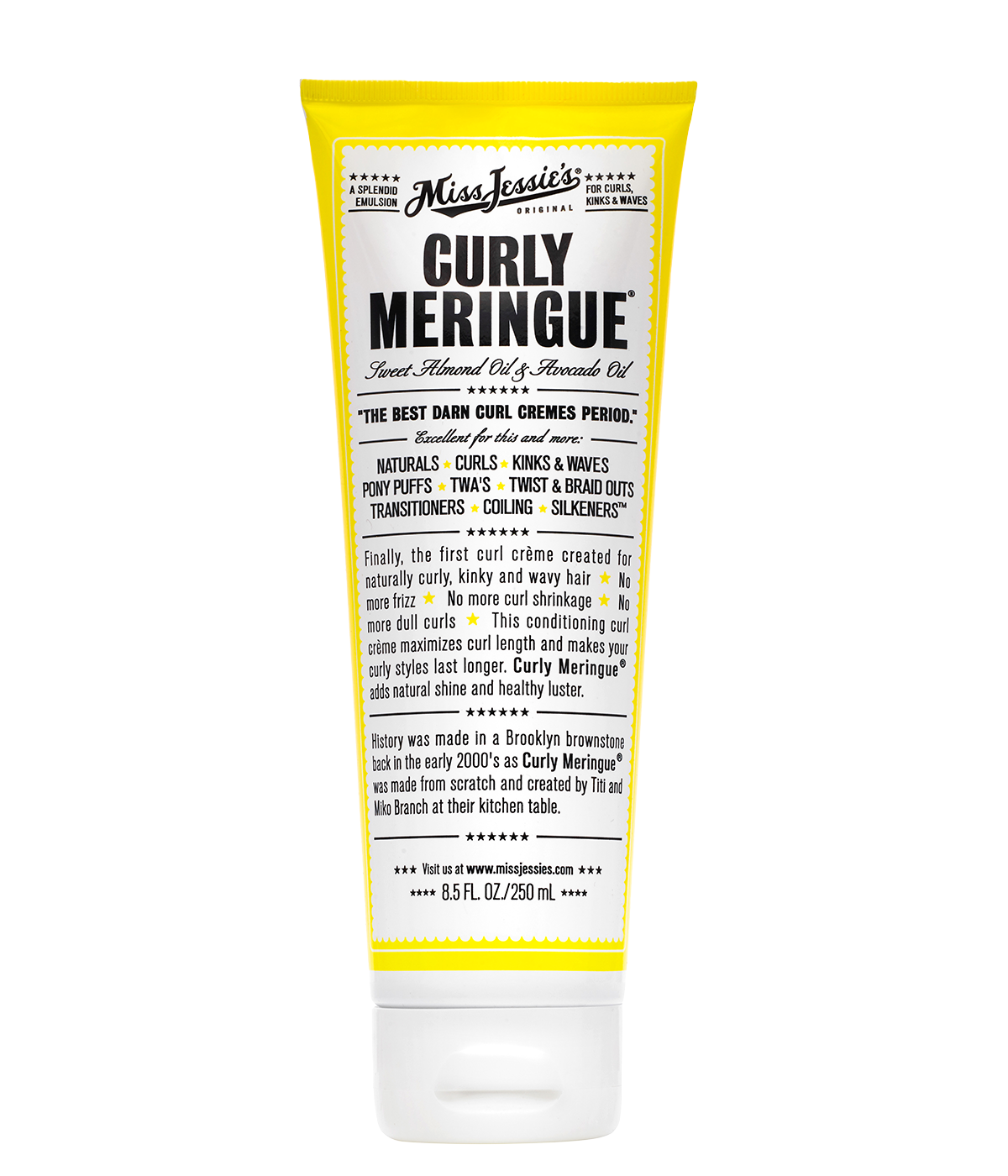 Curly meringue Miss Jessie's product