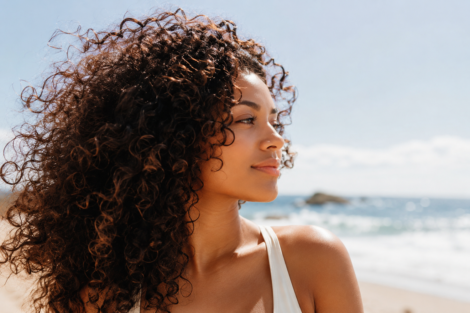 How to Protect Curly Hair From Summer Humidity