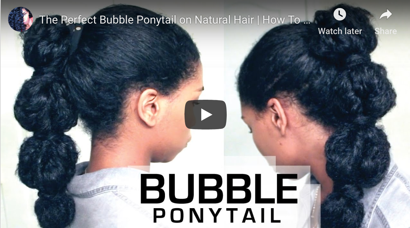 DIY: Bubble Ponytail Tutorial