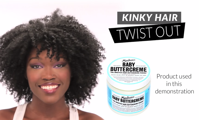 Kinky Hair Love: Miss Jessie's Twist Out Demo, using BabyButtercreme